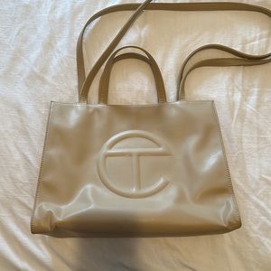 Medium Cream telfar bag